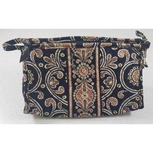 Vera Bradley Quilted Makeup Travel Bag